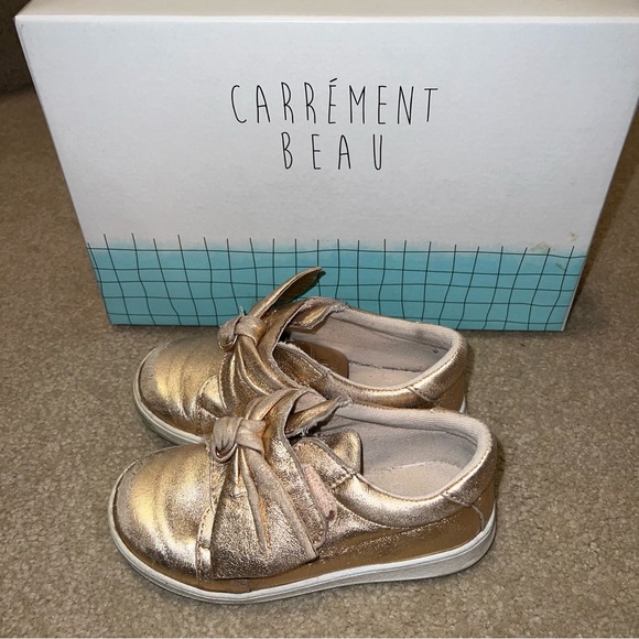 Carrement Beau Girls Copper Trainers - Picture 5 of 8